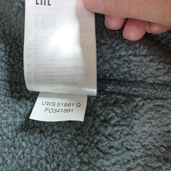 Helly Hansen Varde 2.0 Hooded Fleece Jacket Men Large Grey Blue Full Zip Pockets - Picture 7 of 10